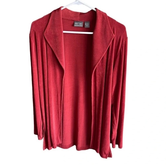 ADDITIONS by CHICO’s Open Front Cardigan Long Sleeves Size 1 - Picture 10 of 12